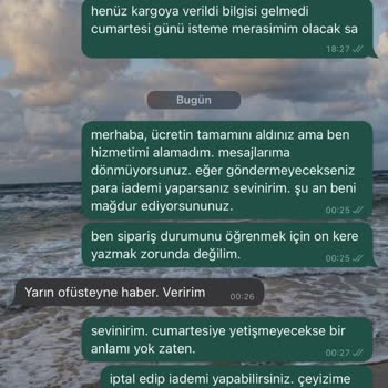 Lila Tasarım Organizasyon Ödeme Alıp Sipariş Ulaştırmadılar