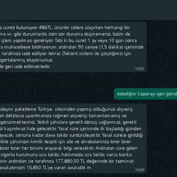 Evdeekisturkiye (Instagram) Kapora Verdim, Tehdit Edildim