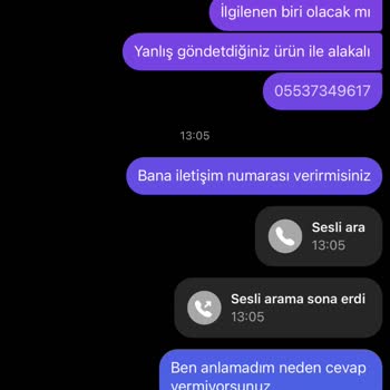 Limoda. Kidss (Instagram)    Hatalı Ürün Gönderimi