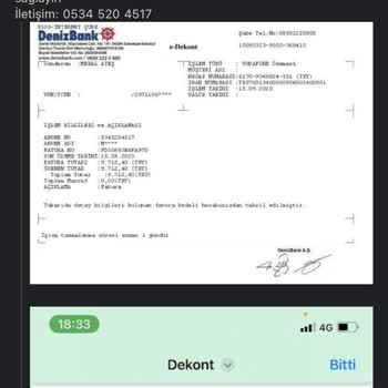 Vodafone 10.000₺ Değerindeki 1 Fatura Bedeli İadem Yapılmadı.