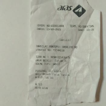 Aras Kargo Msr Pazarlama Tarafından Aldığım Ürün Yanıltıcı Çıktı