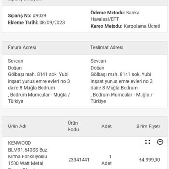 Arya Gross Paramı İade Etmiyorlar