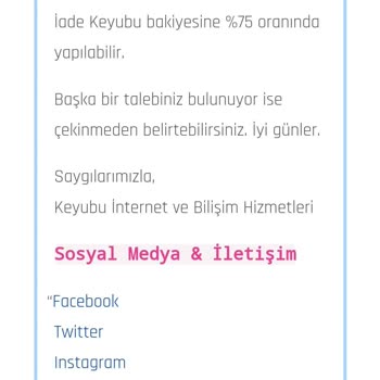 "Keyubu"dan VDS Satın Aldım Çalışmıyor Ve İade Sağlamıyorlar.