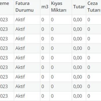 İSKİ Fazla Gelen Su Faturası