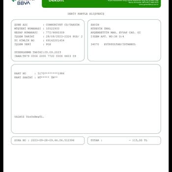 CV Maker Hesaptan Para Çekme
