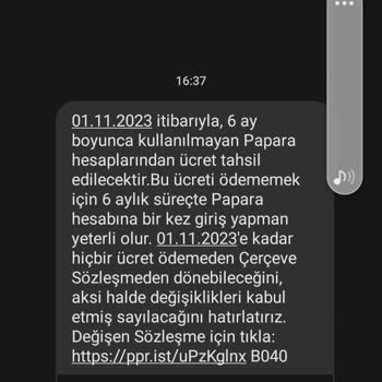 Papara Numarama İzinsiz Hesap Açılması