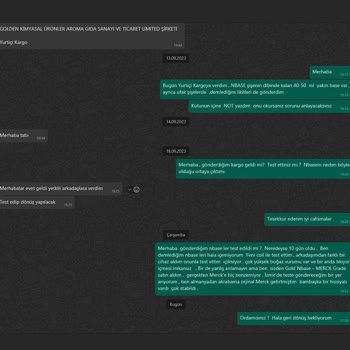 Golden Kimya Sattığı Ürünlerin Arkasında Durmuyor Ve Kaçıyor