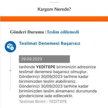 Sorumsuz MNG Kargo Yeditepe Şubesi