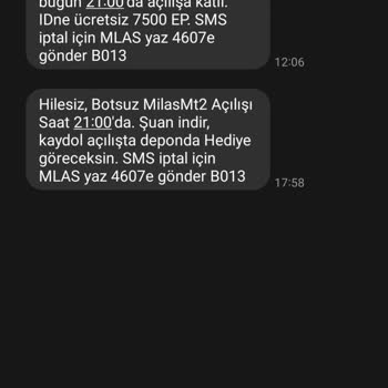 Milasmt2.com Sürekli Mesaj Alıyorum