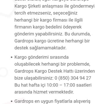 Gardrops Satışımdan Uyarı Vermeden Sayfa Benden Ücret Kestiler
