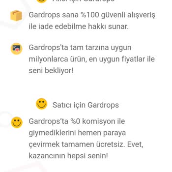 Gardrops Satışımdan Uyarı Vermeden Sayfa Benden Ücret Kestiler