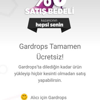 Gardrops Satışımdan Uyarı Vermeden Sayfa Benden Ücret Kestiler