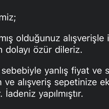 Bernardo Siparişim Sormadan İptal Edildi! 2 Hafta Ürünleri Bekledim