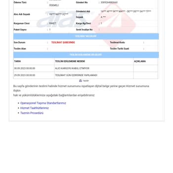 Aras Kargo Adres Tanınamıyor Diyerek Kargomu Getirmiyor