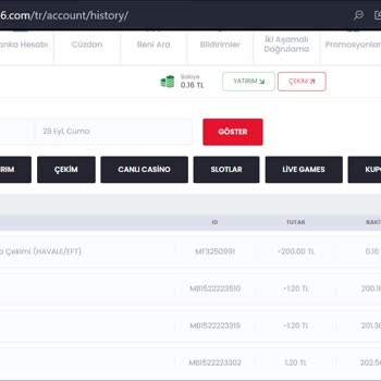 Çekim İşlemim Gerçekleşmedi Tarafbet