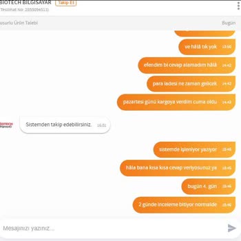 Biotech Bilgisayar Kulaklık İadesi Trendyol Paramı Vermiyor