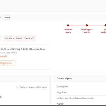 Biotech Bilgisayar Kulaklık İadesi Trendyol Paramı Vermiyor