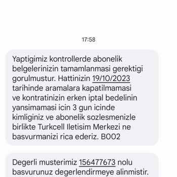 Turkcell Evraklarımı Kaybetmiş, Hattımı Kapatmakla Tehdit Ediyor
