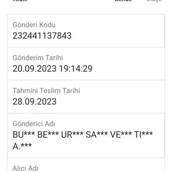 Sendeo Teslim Edilmeyen Kargolar