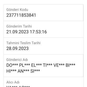 Sendeo Teslim Edilmeyen Kargolar