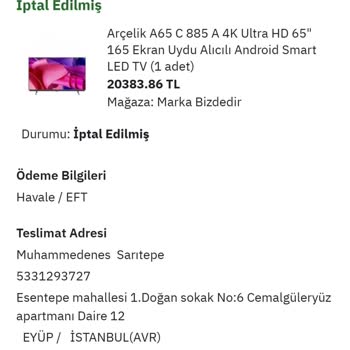 Epttavm Paramı İade Etmiyor