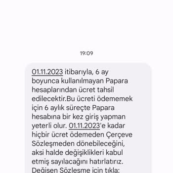 Papara Kapattığım Hesaptan Ücret Tahsil Ediyor.