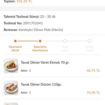 Trendyol Yemek 95 Dakikadır Gelmeyen Kurye Müşteri Temsilcisine Ulaşılamaması