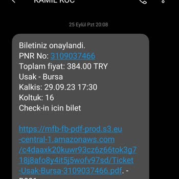Kamil Koç Otobüs Tek Yolcu Olduğum İçin Terminale Uğramadı