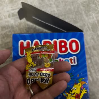 Haribo Firmasının Ambalajı Açık Jelibon Satması