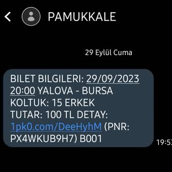 Pamukkale Turizm Yalan Söyleyip Bilet Sattılar