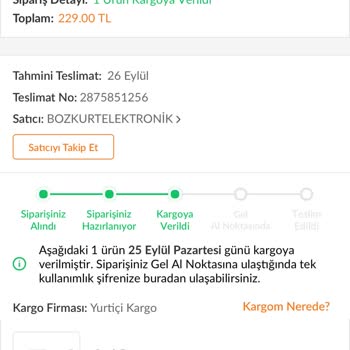 Yurtiçi Kargo Pişmanlıktır