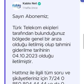 TÜRKSAT Kablo Net Sinyal Sorunu