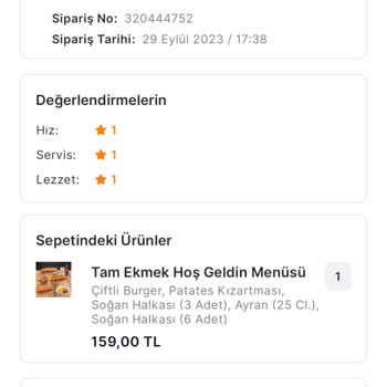 Migros Yemek Teslim Alınmayan Ürün Ücret İadesi