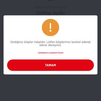 Ziraat Bankası Mobil Uygulamama Giremiyorum Kişisel Bilgi Hatası Veriyor