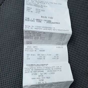 A101 Kemalpaşa Yeni Kirazlı Şubesi İadeleri Almıyor