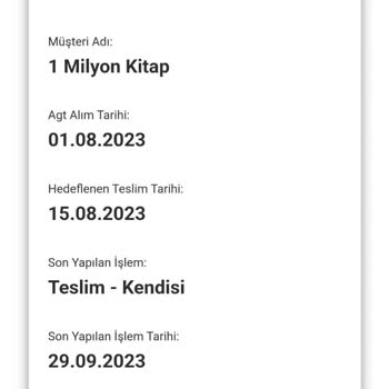 AGT Kurye (aynigunteslim.com) AGT Kargonun Gelmemiş Olması