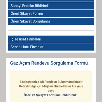İzgaz Saat 21 Den SNR Oluşmayan Randevum