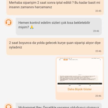 Trendyol Yemek Trendyolgo Sipariş İptal