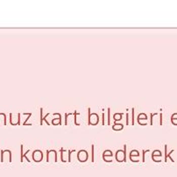 Passolig Kart Bilgileri Eksik Ya Da Hatalı!