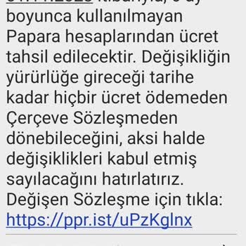 Papara Hesap Şikayet, Açılmayan Hesap İçin Mesaj Geliyor