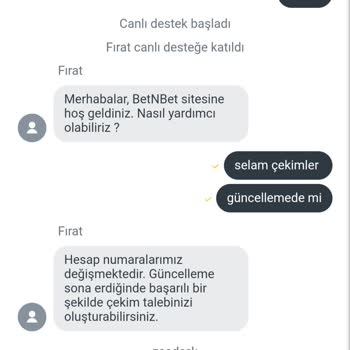 Betnbet Çekim Güncellemesi Ödeme Yapmayan Site