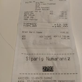 McDonald's Mc Donald Mesa Koru Sitesi