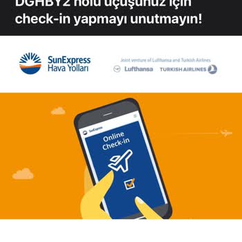 Sunexpress Hava Yolları Check-in İşlemi Sorunu