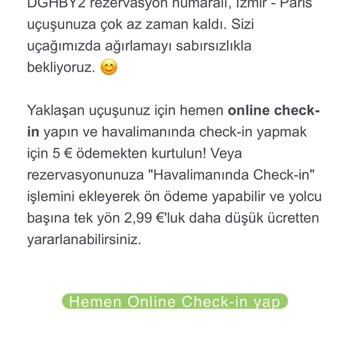 Sunexpress Hava Yolları Check-in İşlemi Sorunu