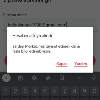 Letgo Durduk Yere Hesap Kapatma