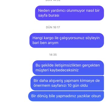 Sude Aslan Satın Alınan Ürünü Göndermiyorlar