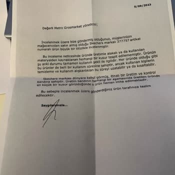 Skechers Markalı Ayakkabının Sorumsuzluğu