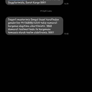 Yeşilbayır Sürat Kargo Teslimat Süreci