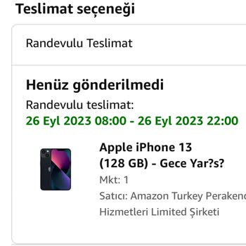 Amazon Sipariş Ettiğim Cep Telefonu Ürün Elime Ulaşmadı Kesin Bir Bilgi Yok