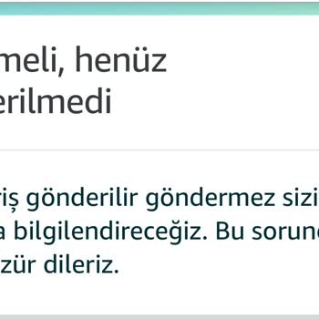 Amazon Sipariş Ettiğim Cep Telefonu Ürün Elime Ulaşmadı Kesin Bir Bilgi Yok